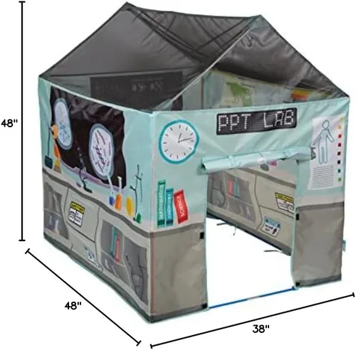 Vista 10 de Pacific Play Tents Tienda de campaña 20461 Science Center Play House 48" x 38" x 48