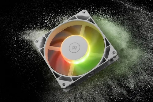 Vista 8 de EKWB Ventilador EK-Loop FPT de 5.512 in, 600-2200 RPM, RGB digital, blanco