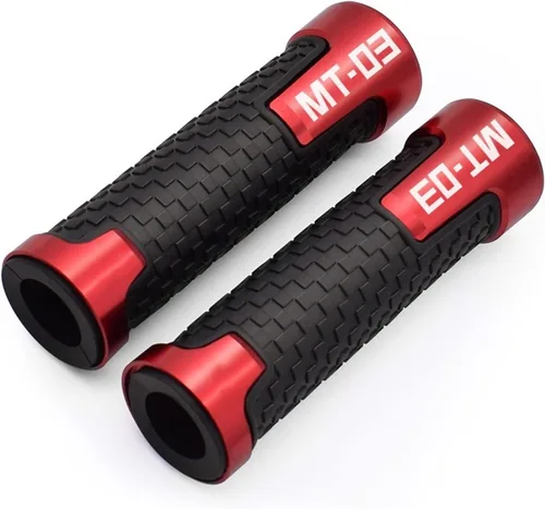 Vista 6 de Universal Motorcycle 7/8" 22mm Universal Handle Handlebar Hand Bar Grip for Y&AMAHA MT03 MT 03 2015-2021 2016 Accessories with Logo MT-03