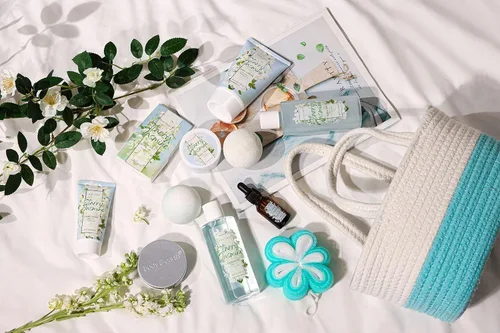 Vista 7 de Regalos de spa para mujeres, juegos de regalo de spa para mujeres, juego de regalo de ducha corporal y tierra con baño de burbujas, gel de ducha