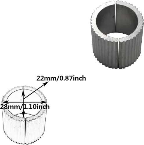 Vista 3 de Abrazaderas de mango para manillar de motocicleta, soporte de barra de grasa elevadora, 1.102 in, 1 1/8 pulgadas, universal CNC para EXC SX CRF YZF