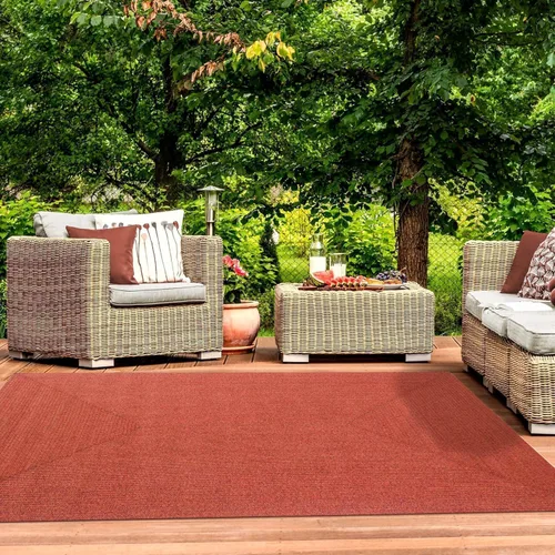 Vista 46 de Superior Alfombra de área para interiores y exteriores, decoración de suelo trenzada reversible para sala de estar, cocina, patio, porche delantero