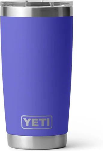Vista 28 de YETI Rambler - Vaso de acero inoxidable con aislamiento al vacío de 20 onzas con tapa MagSlider Todo acero inoxidable