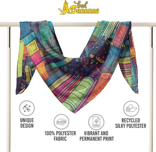 Vista 4 de Bad Bananas Bufandas para mujer a la moda - Regalos caprichosos bufandas - Bufanda para mujer - Regalos de bufanda para mujer - Colección