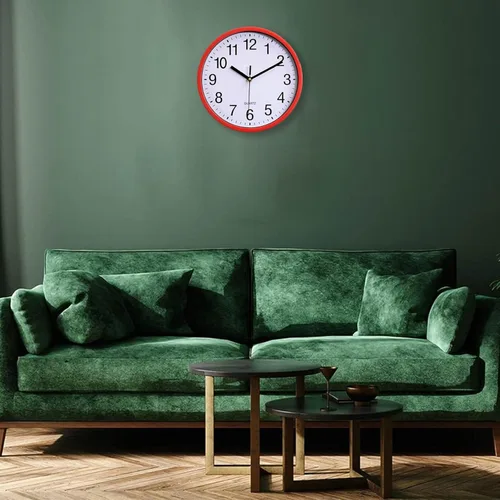 Vista 6 de Large Wall Clock, 10 Inch Silent Non-Ticking Quartz Battery Operated Black Wall Clock,Classic Round Living Room Clocks Wall for Kitchen Office Home