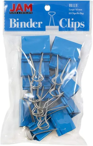 Vista 35 de Broches aprietapapeles JAM Paper®, Blanco
