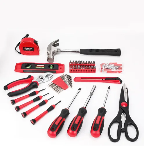 Vista 7 de KingTool Kit de herramientas de reparación para el hogar - 149 piezas, juego básico de herramientas de reparación para el hogar, juego