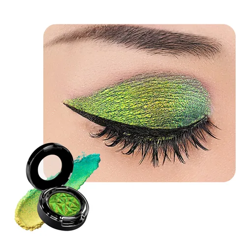 Vista 12 de CHARMACY Star Bomb - Sombra de ojos multicolor con purpurina, paleta de sombras de ojos que cambian de color, sombras de ojos en crema altamente