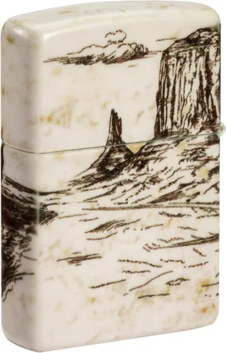 Vista 7 de Encendedores Zippo Western Diseño de escena del salvaje oeste 540