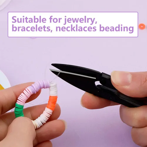 Vista 9 de Cuerda de pulsera de 0.02 in, cuerda elástica para pulseras