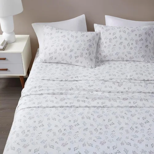 Vista 33 de Sleep Philosophy - True North - Juego de sábanas de franela, 100% de algodón, cómodo, bonito y muy suave, con bolsillo elástico que se adapta a