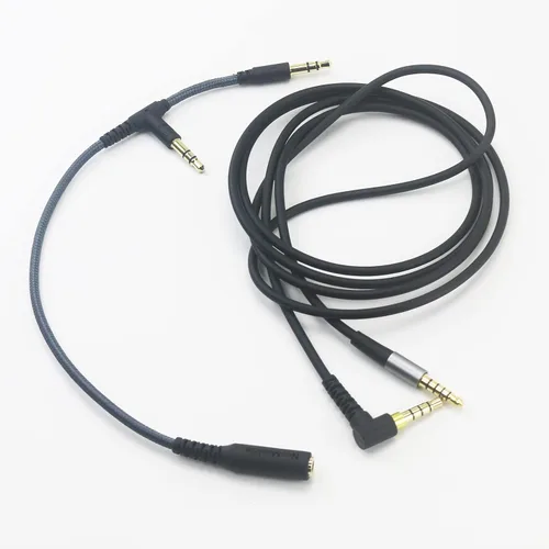 Vista 6 de NewFantasia Cable de audio de repuesto de 0.138 in 5 polos macho compatible con SteelSeries Arctis Nova 1, 1X, Pro, 7, 7X, 1P auriculares