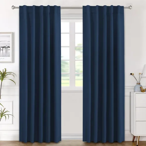 Vista 103 de H.VERSAILTEX Cortinas Opacas con Aislamiento Térmico, Paneles de Tratamiento de Ventanas que Oscurecen la Habitación, Cortinas Opacas para Sala
