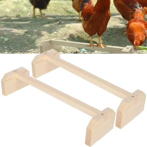Vista 2 de TOPINCN Soporte de madera para pollo, perca de pollo, soporte de madera para pollo y loro grande, 2