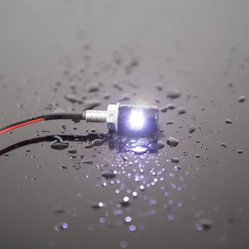 Vista 3 de CZC AUTO 2 luces de matrícula, lámpara de perno de tornillo de matrícula, bombilla LED blanca de 12 V, impermeable, impermeable, impermeable