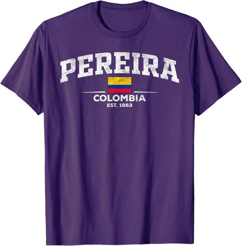 Vista 76 de Camiseta Pereira Colombia, Negro