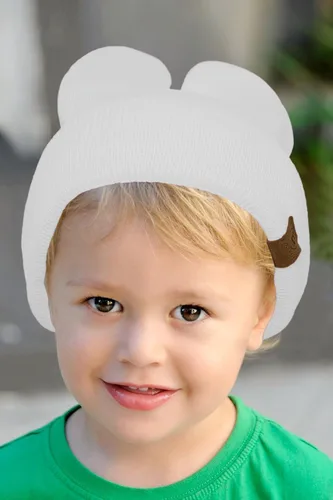 Vista 2 de BASICO Gorro de punto unisex con orejas de conejo y gato para bebés y niños