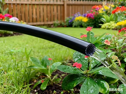 Vista 5 de Tubo de vinilo de plástico trenzado negro de alta presión de 1 pulgada a 10 pies, manguera de tubo de PVC reforzado, flexible, sin BPA, perfecto