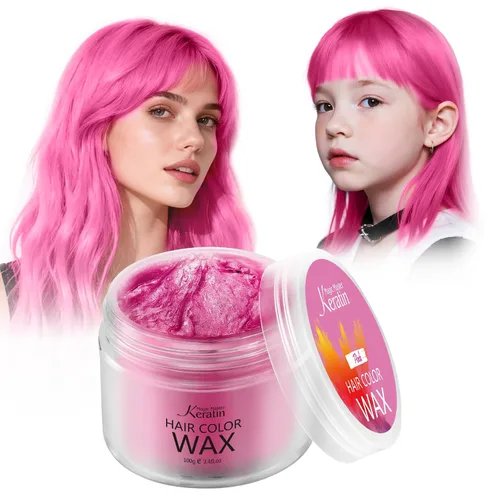 Vista 13 de 5 tizas lavables para cabello oscuro, peine de tinte natural de 11 onzas líquidas, color temporal para regalos de cumpleaños de niños, fiesta 5