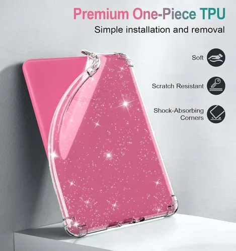 Vista 4 de MoKo Funda para Kindle Paperwhite de 7 pulgadas (12ª generación-2024) y Kindle Colorsoft Signature Edition 2024 ultra fina, transparente, flexible