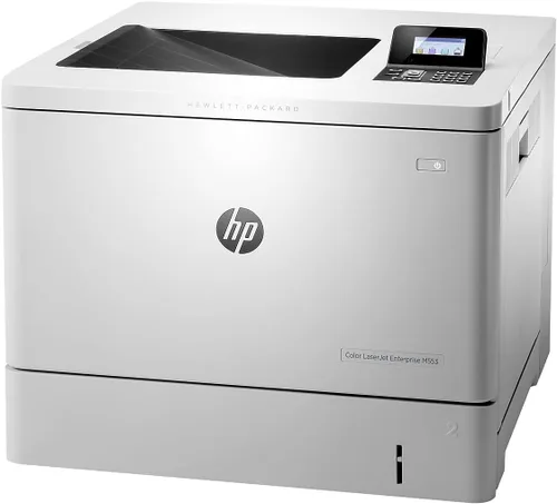 Vista 3 de HP Color Laserjet Enterprise M553DN Impresora dúplex (B5L25A), color blanco, 18.9 x 18 x 15.7 pulgadas