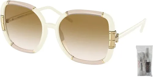 Vista 2 de Tory Burch TY9071U Square Sunglasses for Women + BUNDLE With Designer iWear Complimentary Eyewear Kit