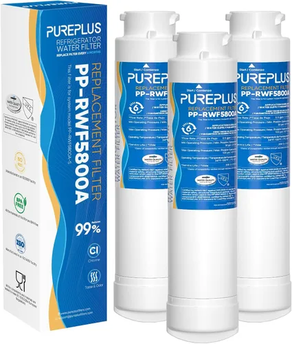 Vista 13 de PUREPLUS EPTWFU01 Filtro de agua para refrigerador, compatible con Frigidaire EWF02, GP006, Pure Source Ultra II, RWF5800A, paquete de 4