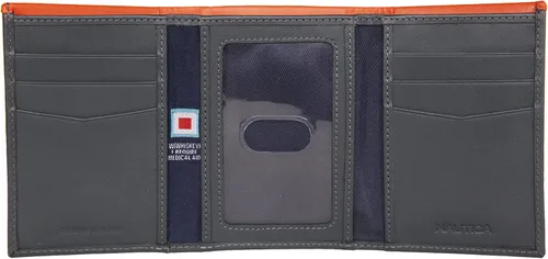 Vista 2 de Nautica Pop Color Leather Bifold Wallet