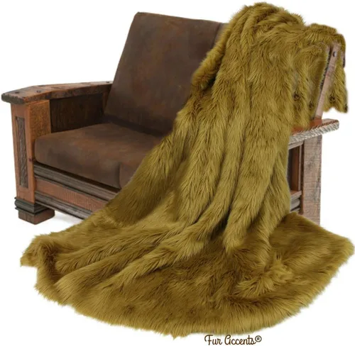 Vista 42 de Manta de felpa de piel sintética, manta de piel moderna, manta pequeña para bebé, pelo largo, color negro, peludo - Fur Accents (2 x 3 pies, negro)