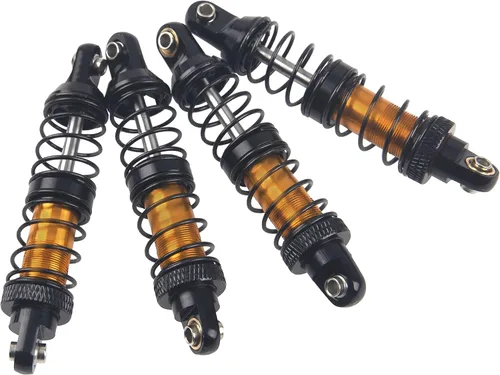 Vista 4 de 4 piezas ShareGoo Amortiguador de Metal 70/80/90/100/110/120mm Compatible con Tamiya CC01 Traxxas TRX4 Axial SCX10 D90 D110 RR10 1/10 RC Crawler Car
