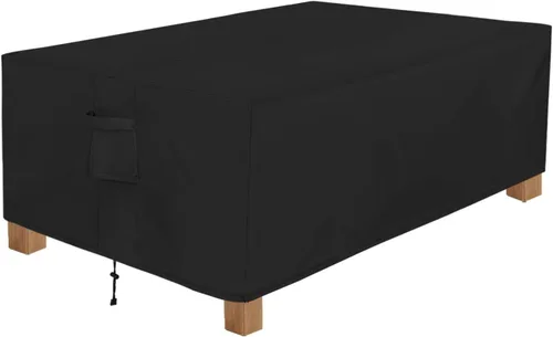 Vista 14 de Easy-Going Funda rectangular para muebles de patio, impermeable, para mesa de comedor y silla, anti-UV, juego de fundas de sofá seccional exterior