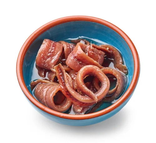 Vista 9 de Agostino Recca - Filetes planos de anchoas en aceite de oliva, (3)- 2 onzas. Latas