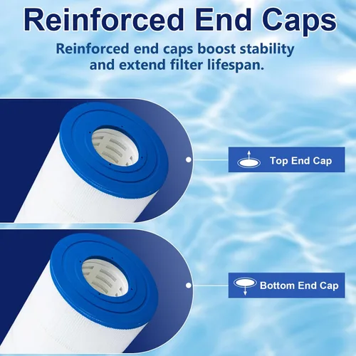 Vista 3 de Cartucho de filtro de piscina certificado NSF compatible con Hayward C900, CX900RE, Pleatco PA90, Unicel C-8409, Filbur FC-1292, Sta-Rite PXC95