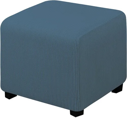Vista 24 de Easy-Going Funda Elástica para Otomana Taburete de Almacenamiento Plegable Protector de Muebles Funda Rectangular Suave con Parte Inferior Elástica
