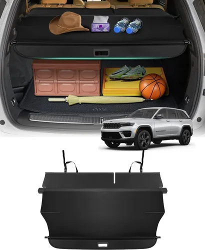 Vista 17 de Powerty Cubierta de carga para Volvo XC90 2016-2024 2025 Accesorios Cubierta de maletero retráctil Cubierta de blindaje de maletero Cubierta