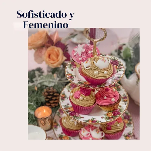 Vista 6 de Royal Albert - Soporte de tartas de tres pisos con diseño de rosas del viejo país