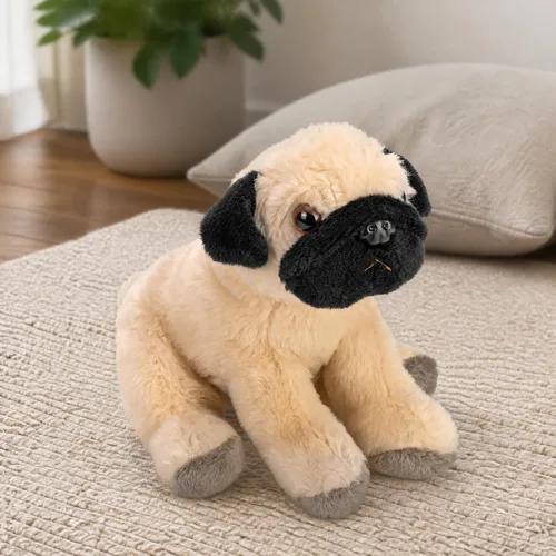 Vista 6 de Wild Republic Pocketkins Pug - Peluche de 5 pulgadas