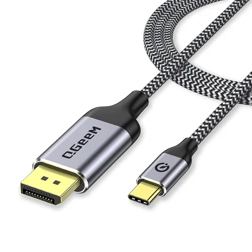 Vista 8 de Cable USB C a DisplayPort 8K a 120Hz 4FT, cable Tpye-C a DP 2.1
