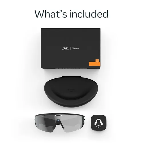 Vista 8 de Meta Oakley Vanguard Smart AI Glasses Black, Prizm Black