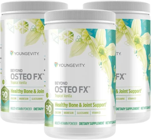 Vista 8 de BEYOND Osteo Fx POLVO - Bote de 12.70 oz con sabor a vainilla tropical