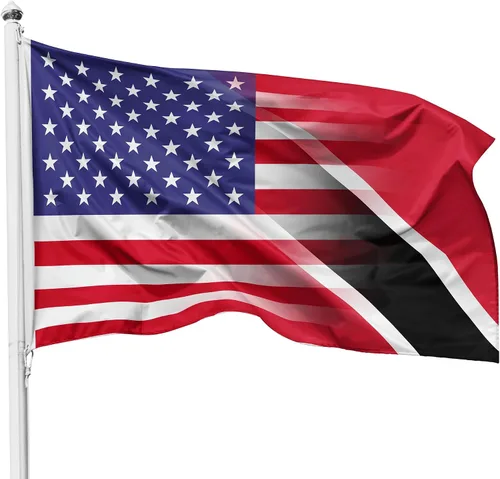 Vista 12 de Bandera de República Dominicana de Puerto Rico de 3 x 5 pies, 3 x 5 pies, nailon para exteriores e interiores, 3 x 5 pies, Fla gcon ojales de latón