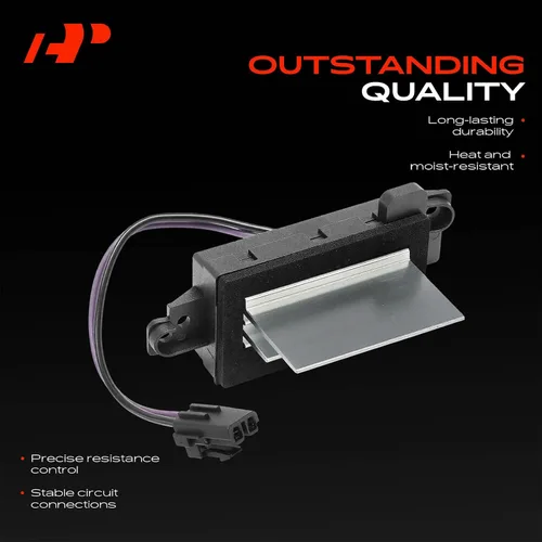 Vista 7 de A-Premium [Solo 3 pines] Módulo de control de resistencia del motor del ventilador de CA compatible con Chevrolet Silverado Avalanche Suburban Tahoe