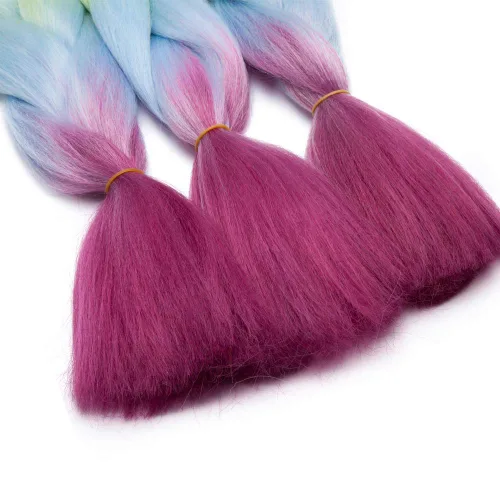 Vista 5 de Trenzas africanas Jumbo de cabello sintético africano trenzado africano, de fibra de alta temperatura, 24 pulgadas, trenzas torcidas Senegal, 3.53
