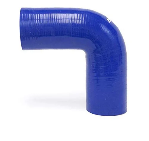 Vista 3 de HPS Performance 3/4" ID, pierna de 10", manguera de acoplador de codo de silicona de 90 grados, alta temperatura reforzada de 4 capas, negro