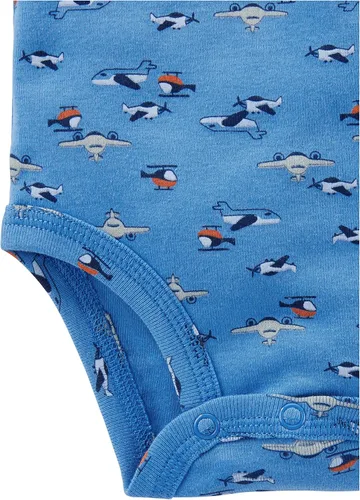 Vista 3 de Simple Joys by Carter's Baby Boys' Long-Sleeve Bodysuit, Pack of 5