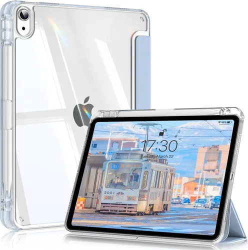 Vista 14 de Compatible con iPad (A16) de 11ª generación de 11 pulgadas 2025, funda para iPad de 10.9 pulgadas 2022, parte trasera transparente y cubierta