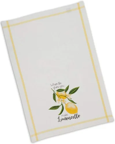 Vista 2 de Design Imports - Toalla de cocina de algodón cítrico con limoncello, limón, 18 x 28 pulgadas