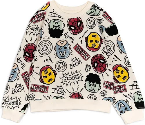 Vista 2 de Marvel Conjunto de sudadera y pantalones de forro polar de los Vengadores para niños pequeños (2T - 7-8)