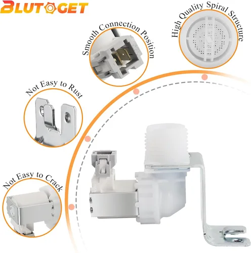 Vista 2 de Blutoget WD15X24213 WD15X22999 WD15X26140 - Válvula para lavavajillas GE, compatible con lavavajillas GE, sustituye a 4547181 AP6286892 PS12342758