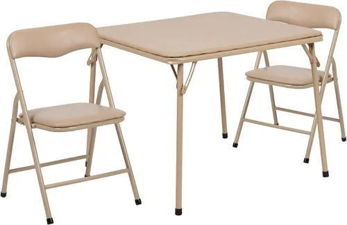 Vista 23 de Flash Furniture Mindy Kids - Juego de mesa y sillas plegables de 3 piezas para guardería y aulas, juego de mesa de actividades y sillas para niños